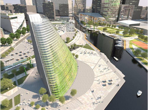 借力LED，瑞典(dian)16層高“植物大廈”年産量估達(da)55